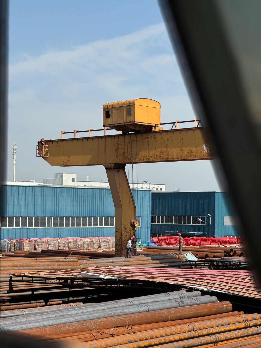 Operação de mineração industrial